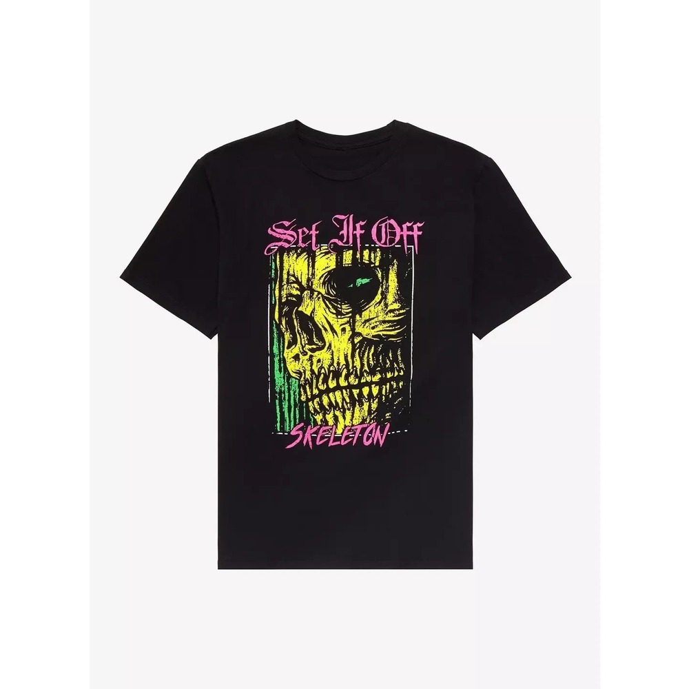 Set It Off Band Black T-shirt Unisex
